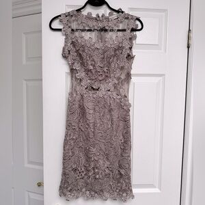 Chelsea lace appliqué dress, think it’s shade of bronze and pink. Size US /S $40